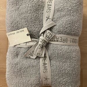 Barefoot Dreams Cozy Gray Blanket